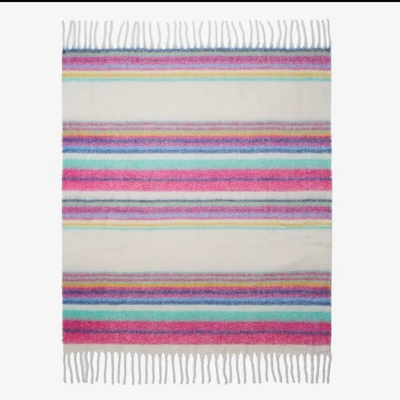 NWT! FREE PEOPLE BOHO FRINGE THROW - Picture 3 of 9